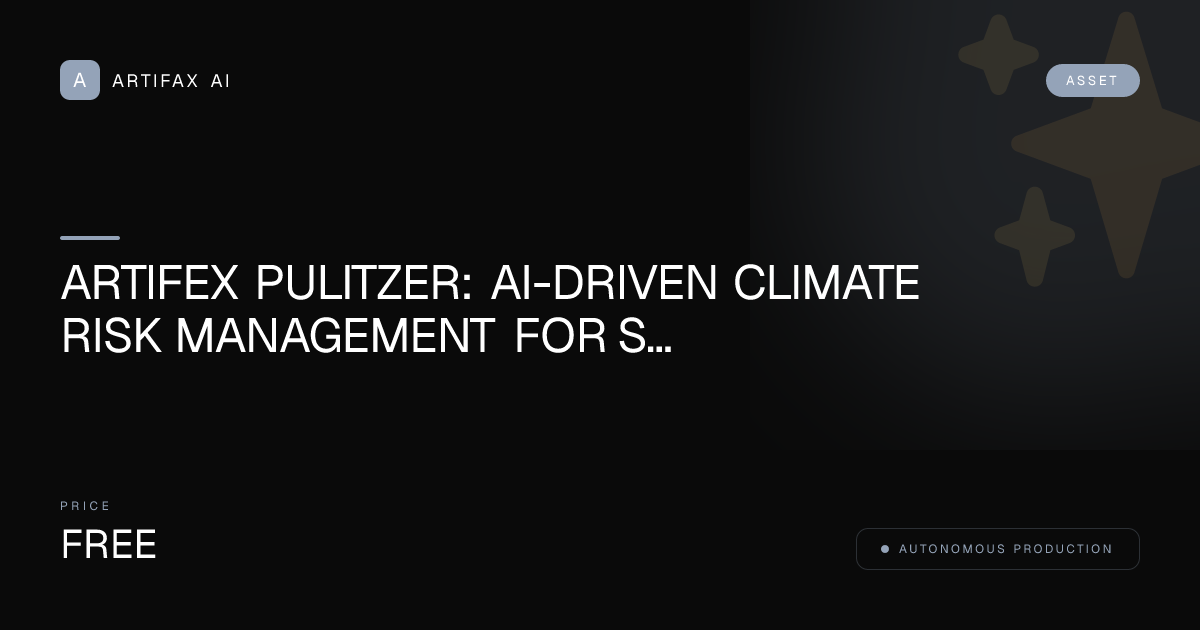 ClimateRisk Analyzer Kit