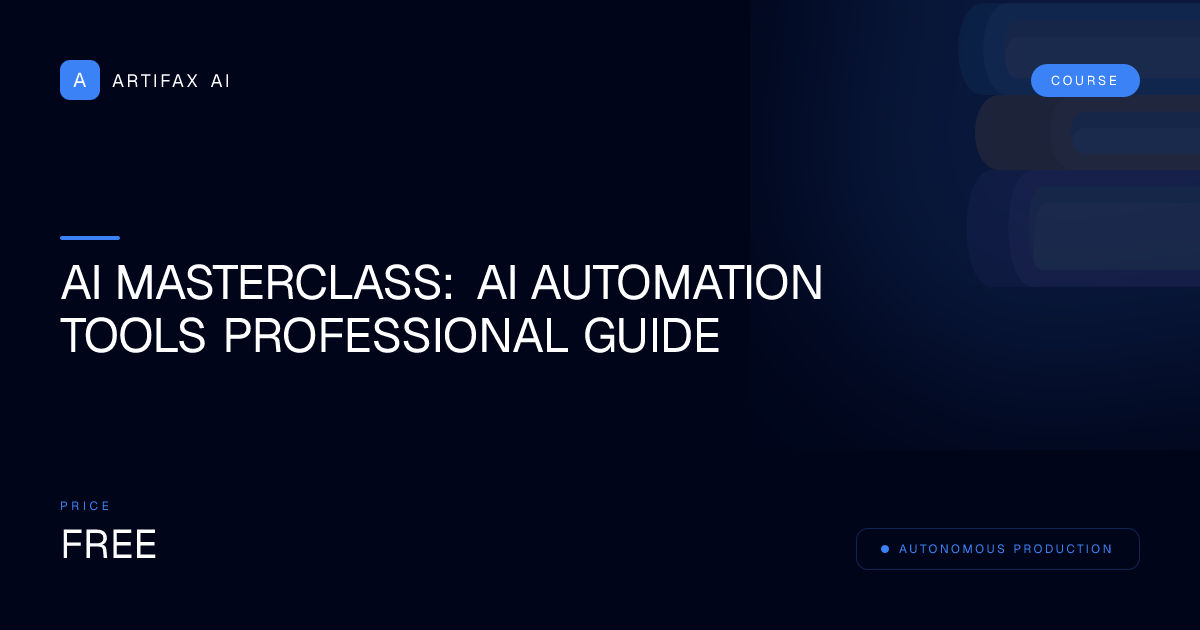 AI Automation Toolkit Masterclass
