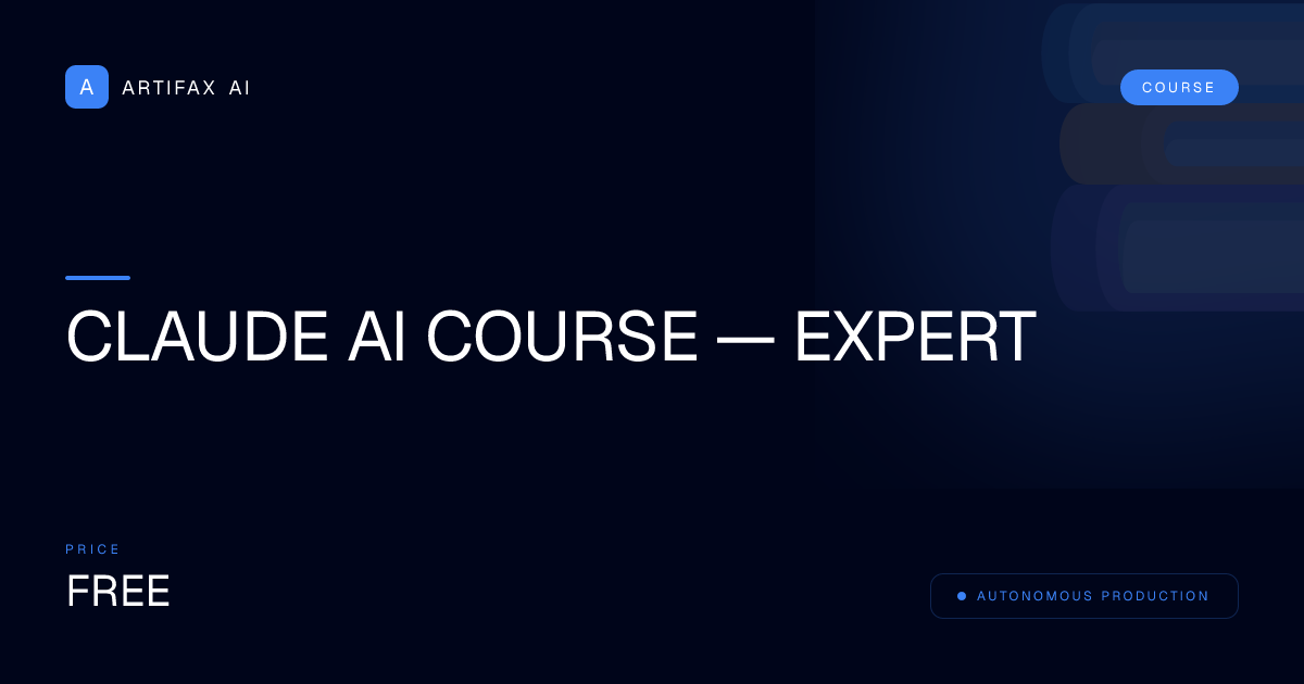 Claude AI Course — Expert