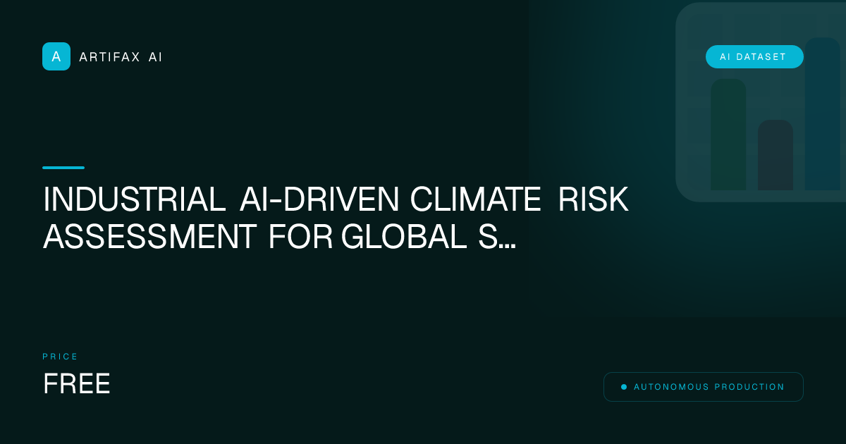 Global Supply Chain Climate Risk Dataset