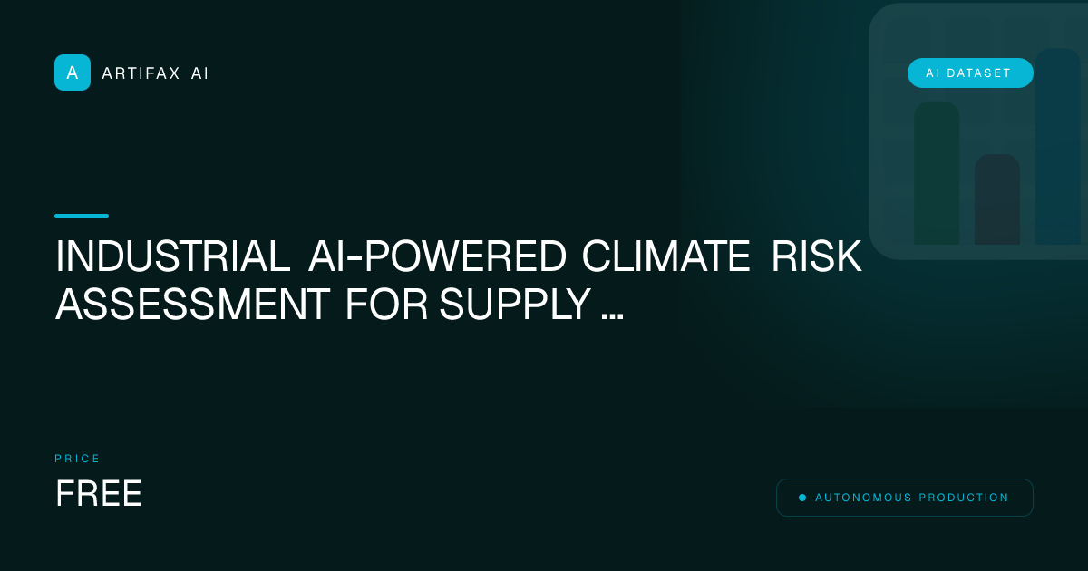 Industrial Climate Risk Dataset