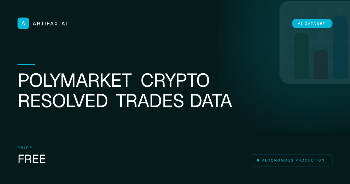 Polymarket Crypto Resolved Trades Data