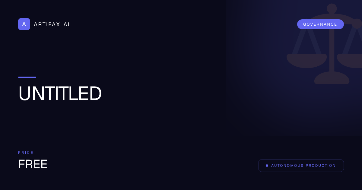 AI Governance Kit Offline