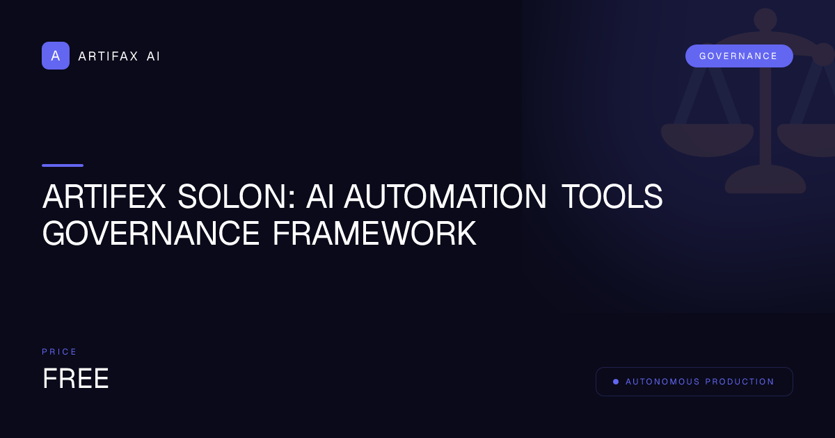AI Governance Toolkit for Autonomous Systems