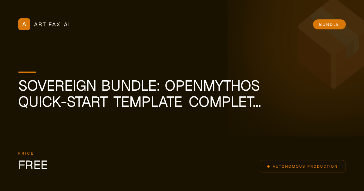 Sovereign Business Kit — Launch Fast